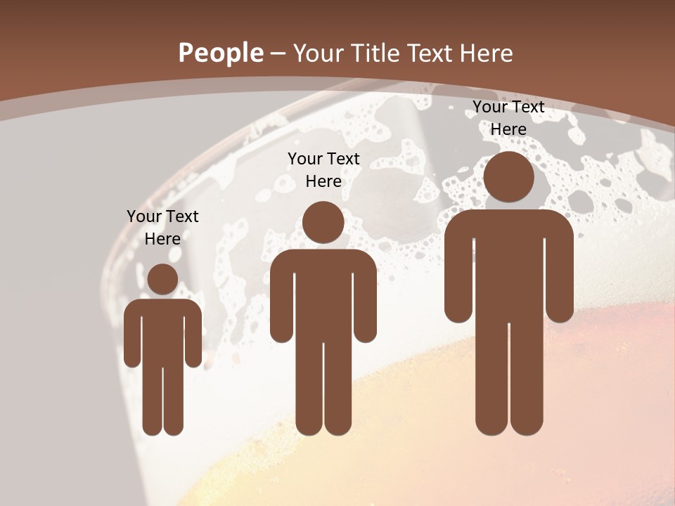 Beaker Foam Cheers PowerPoint Template