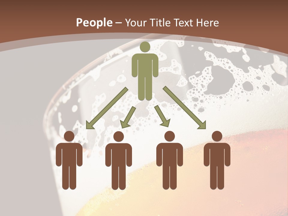 Beaker Foam Cheers PowerPoint Template