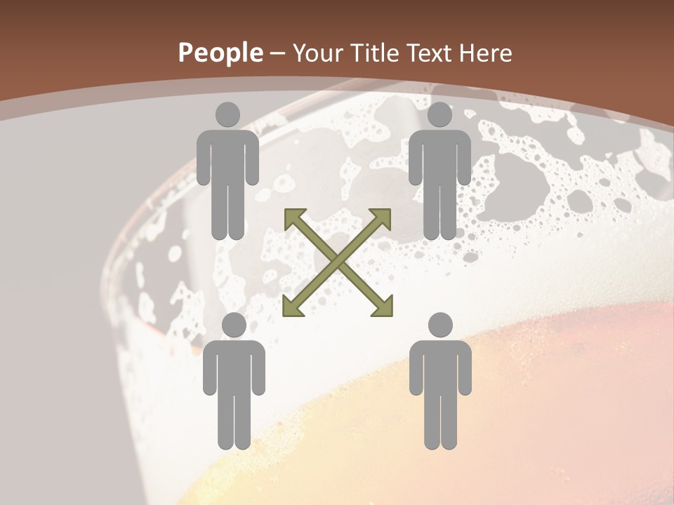 Beaker Foam Cheers PowerPoint Template