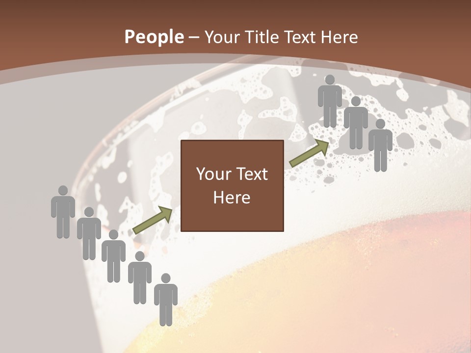 Beaker Foam Cheers PowerPoint Template