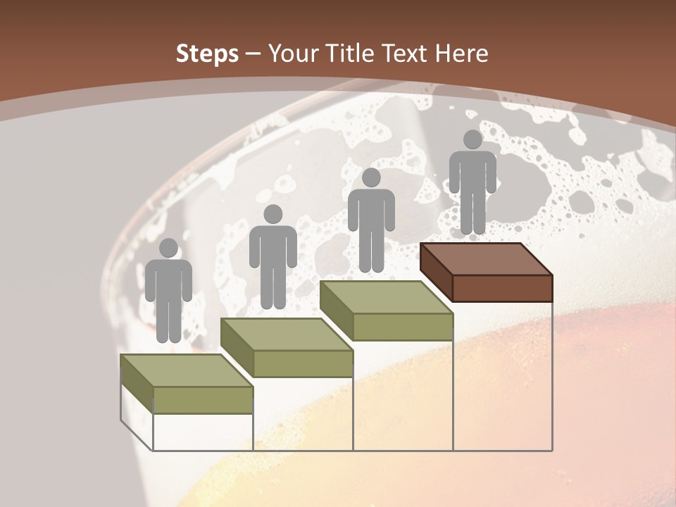 Beaker Foam Cheers PowerPoint Template