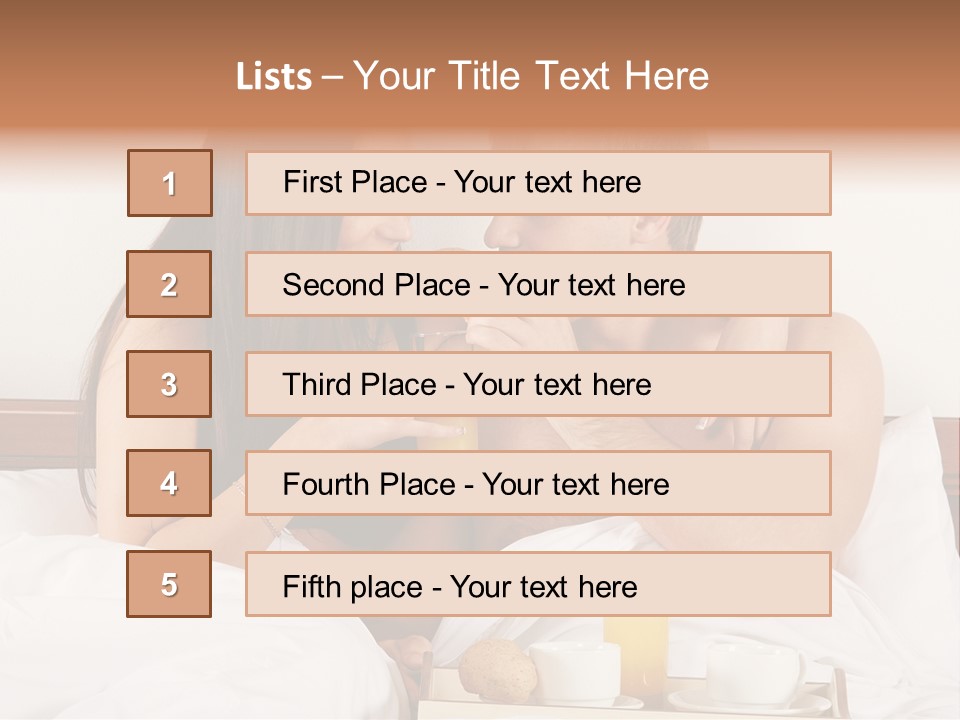 Lounge Honeymoon Human PowerPoint Template