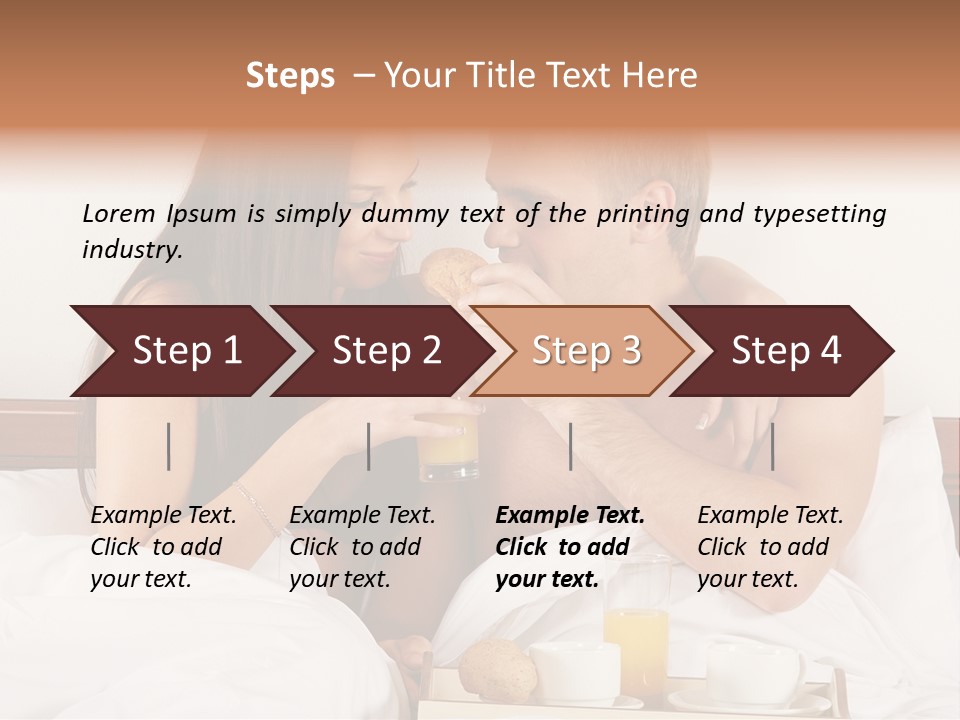 Lounge Honeymoon Human PowerPoint Template