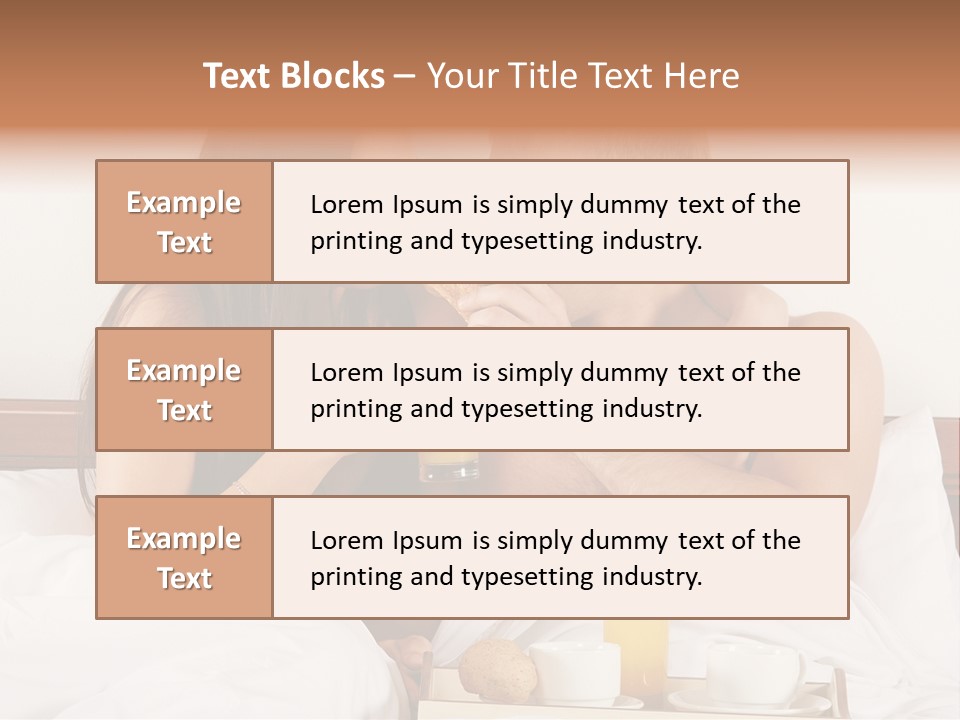 Lounge Honeymoon Human PowerPoint Template