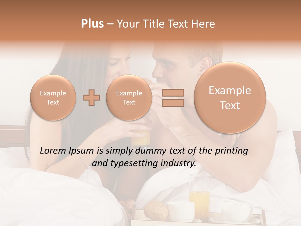 Lounge Honeymoon Human PowerPoint Template