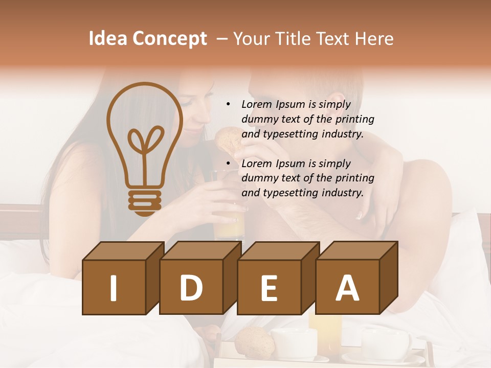 Lounge Honeymoon Human PowerPoint Template