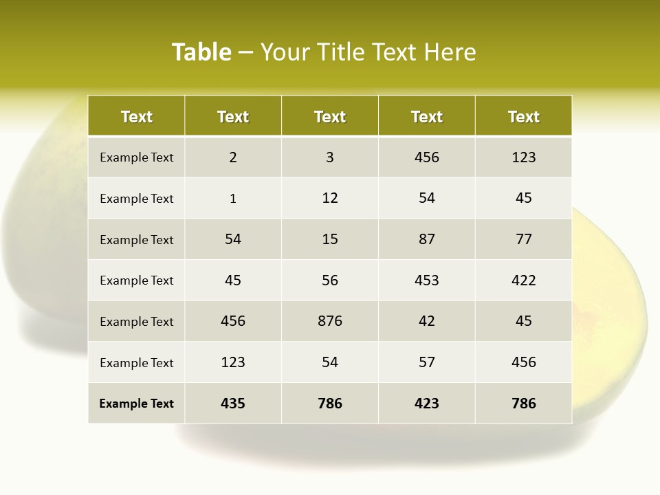 Background Two Nutrition PowerPoint Template