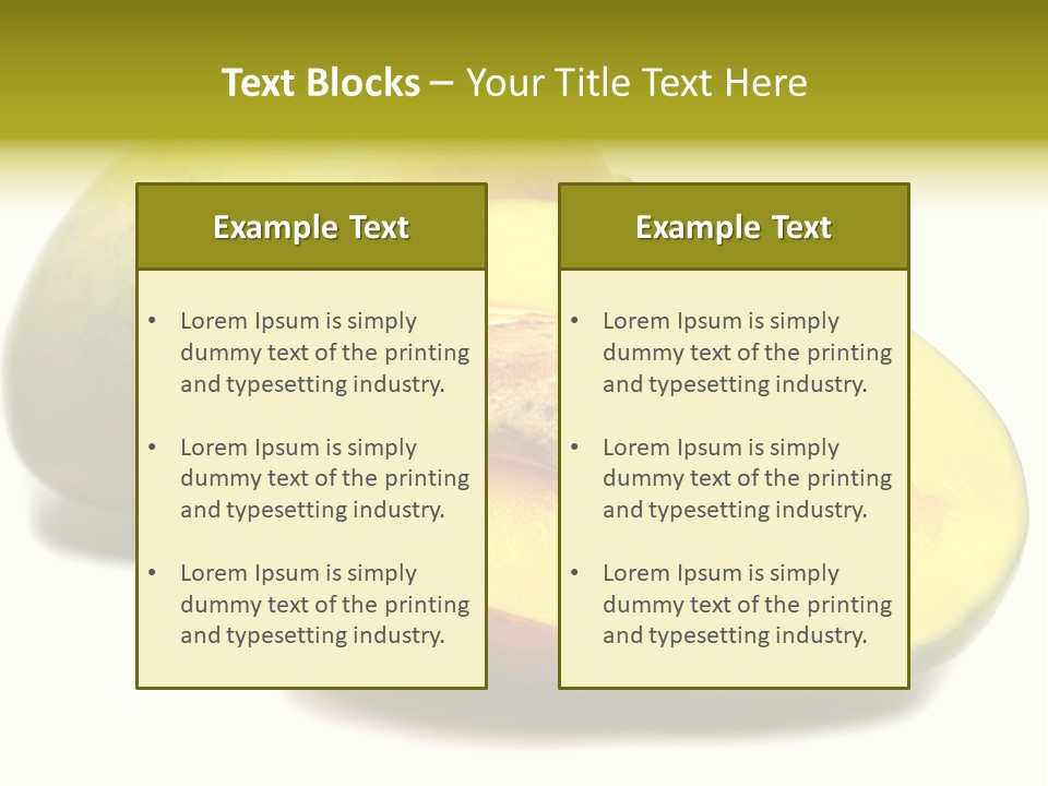 Background Two Nutrition PowerPoint Template