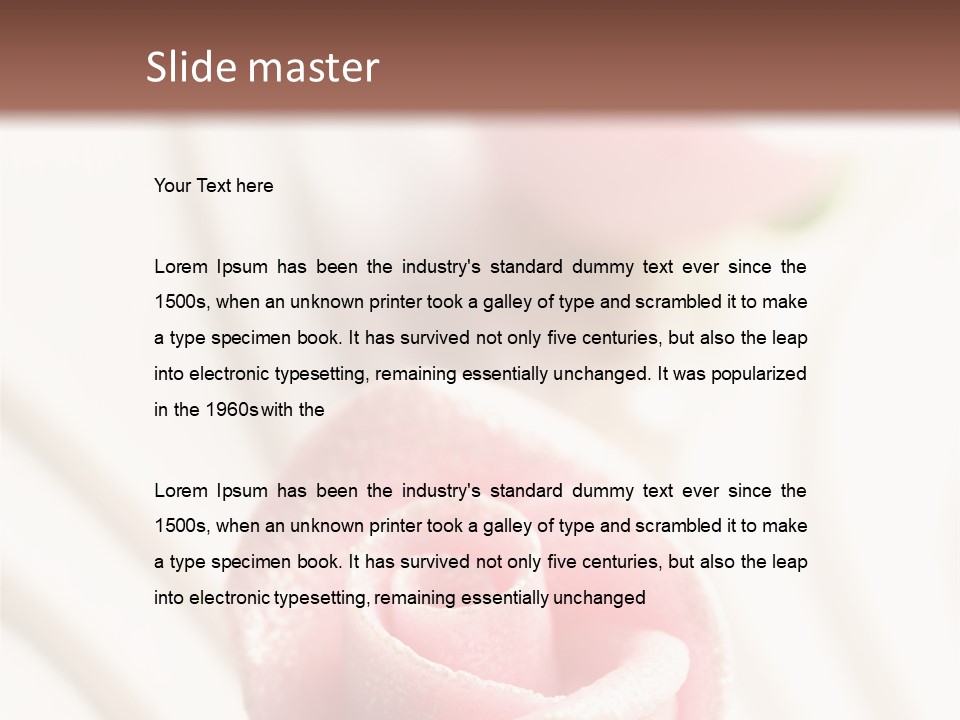 Macro Food Wedding PowerPoint Template