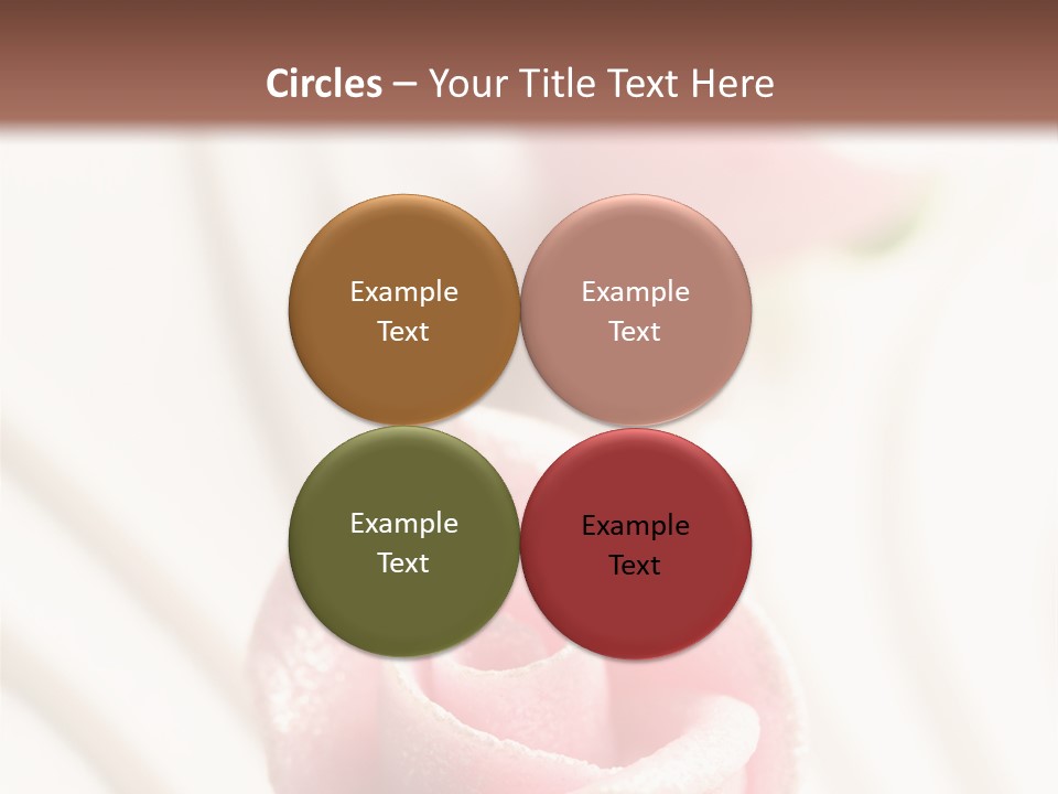 Macro Food Wedding PowerPoint Template