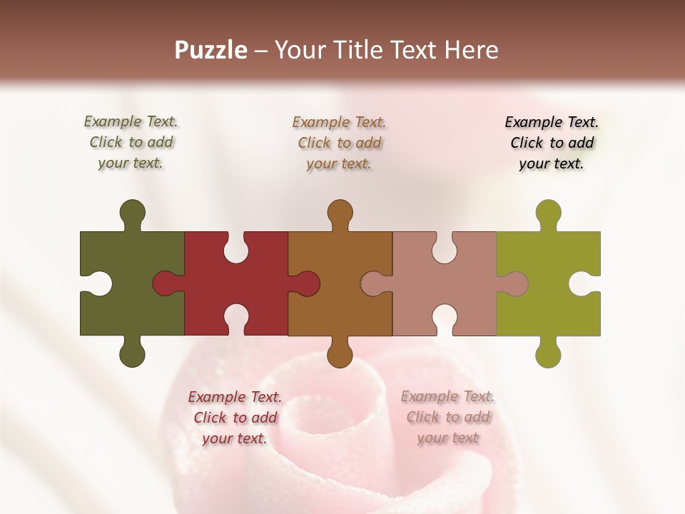 Macro Food Wedding PowerPoint Template