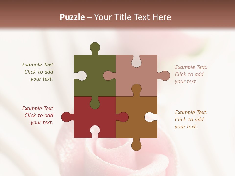 Macro Food Wedding PowerPoint Template