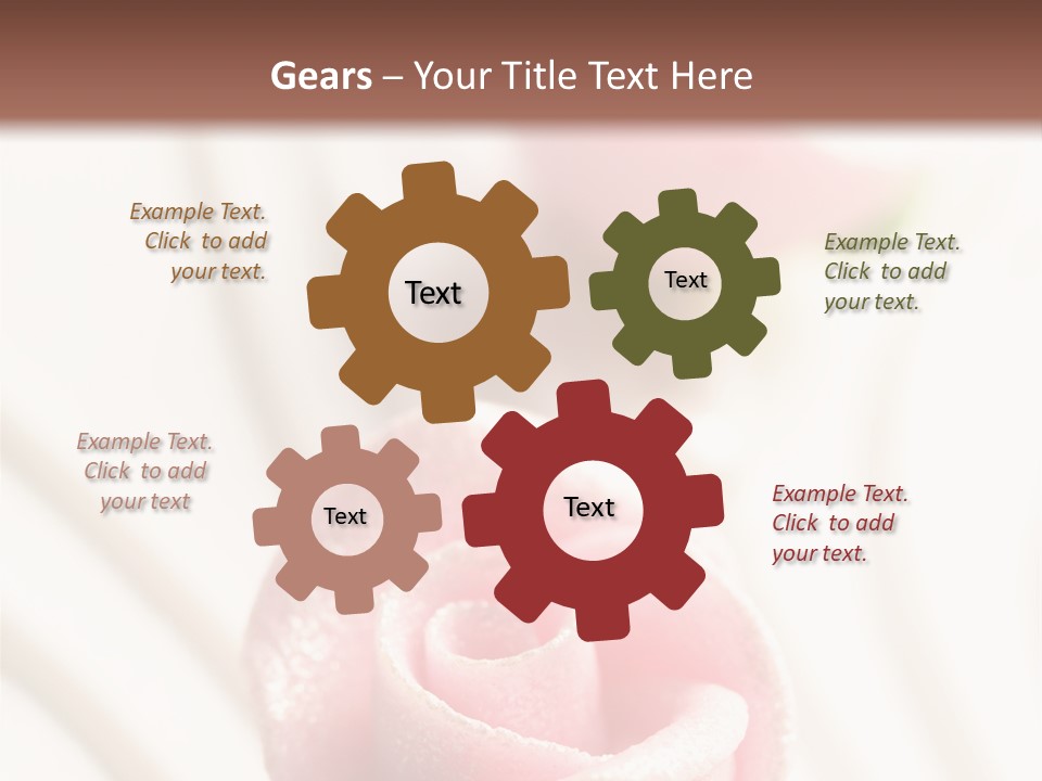 Macro Food Wedding PowerPoint Template