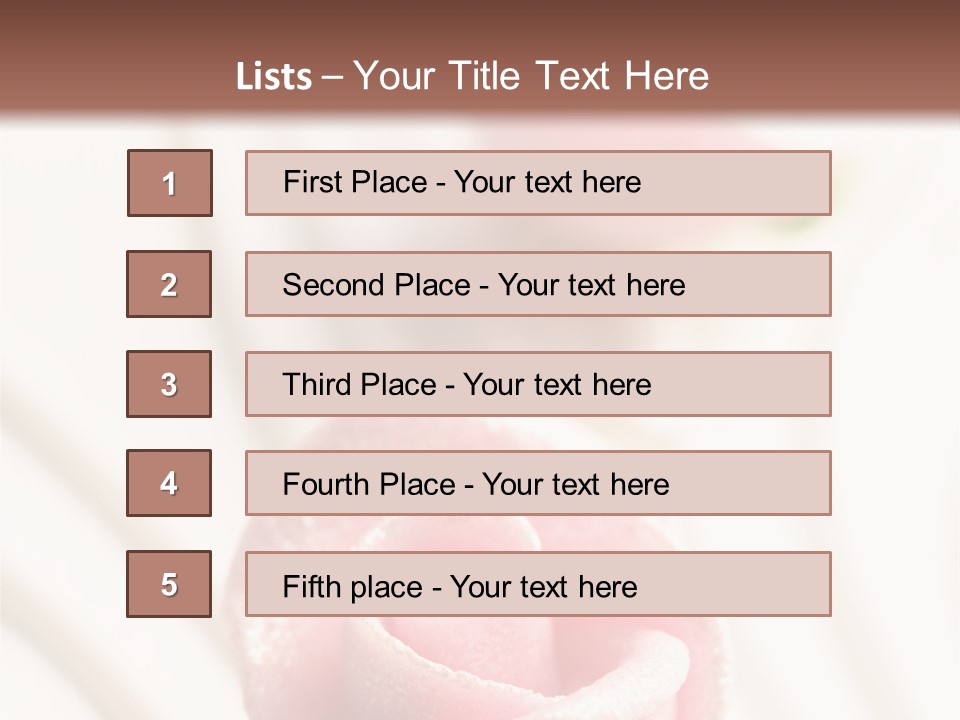 Macro Food Wedding PowerPoint Template