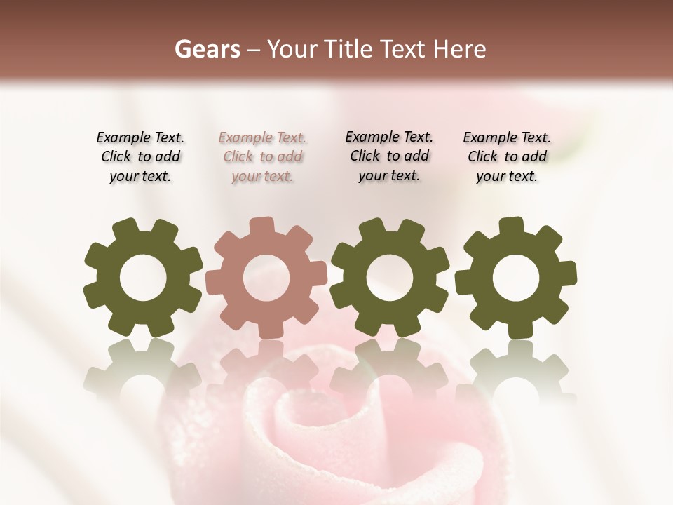 Macro Food Wedding PowerPoint Template