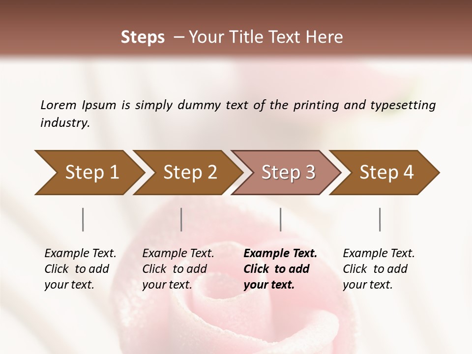 Macro Food Wedding PowerPoint Template