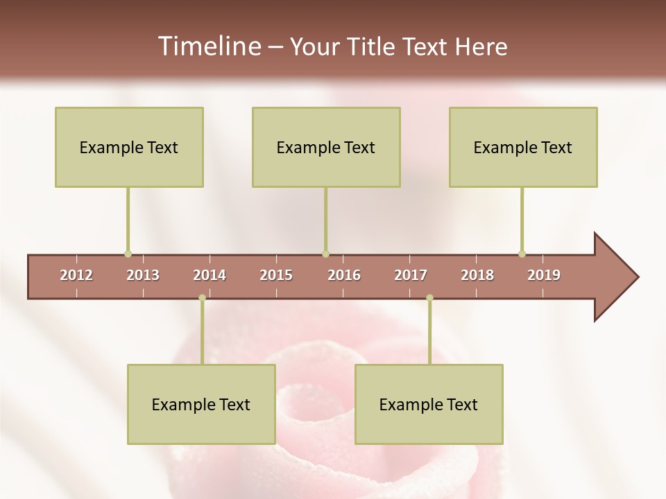 Macro Food Wedding PowerPoint Template