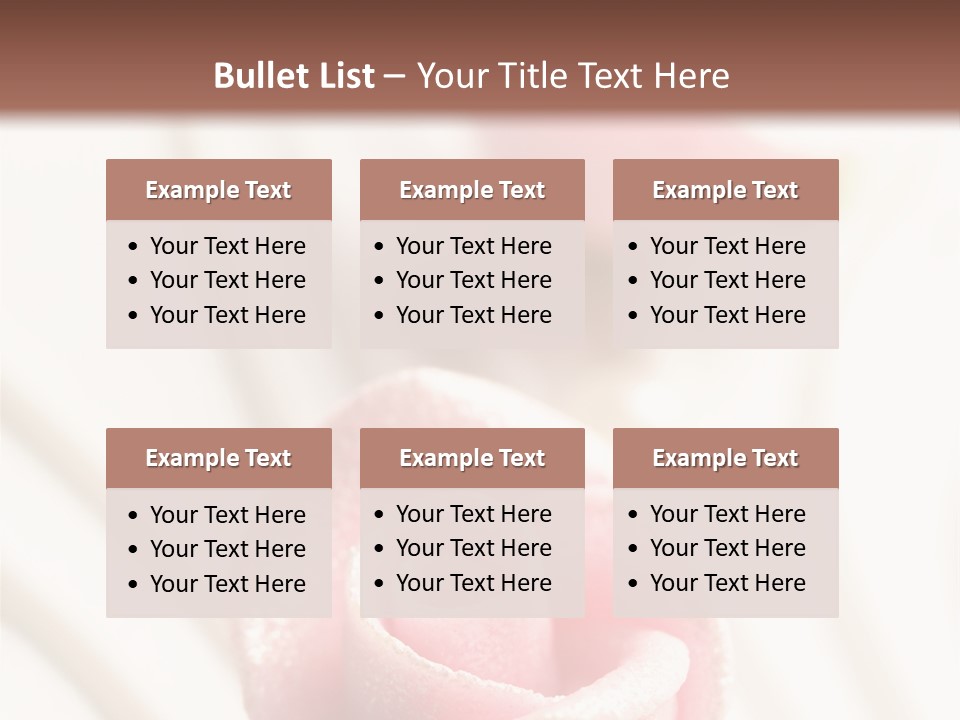 Macro Food Wedding PowerPoint Template