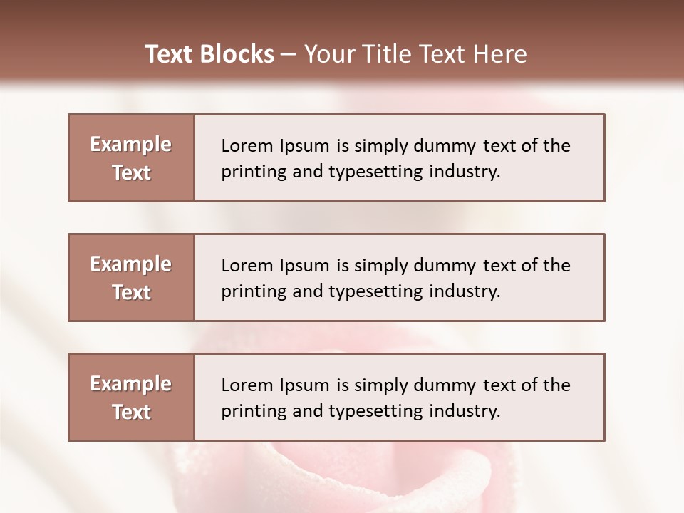 Macro Food Wedding PowerPoint Template