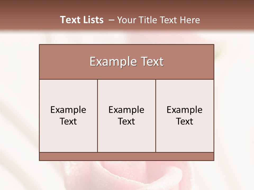 Macro Food Wedding PowerPoint Template