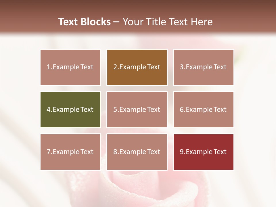 Macro Food Wedding PowerPoint Template