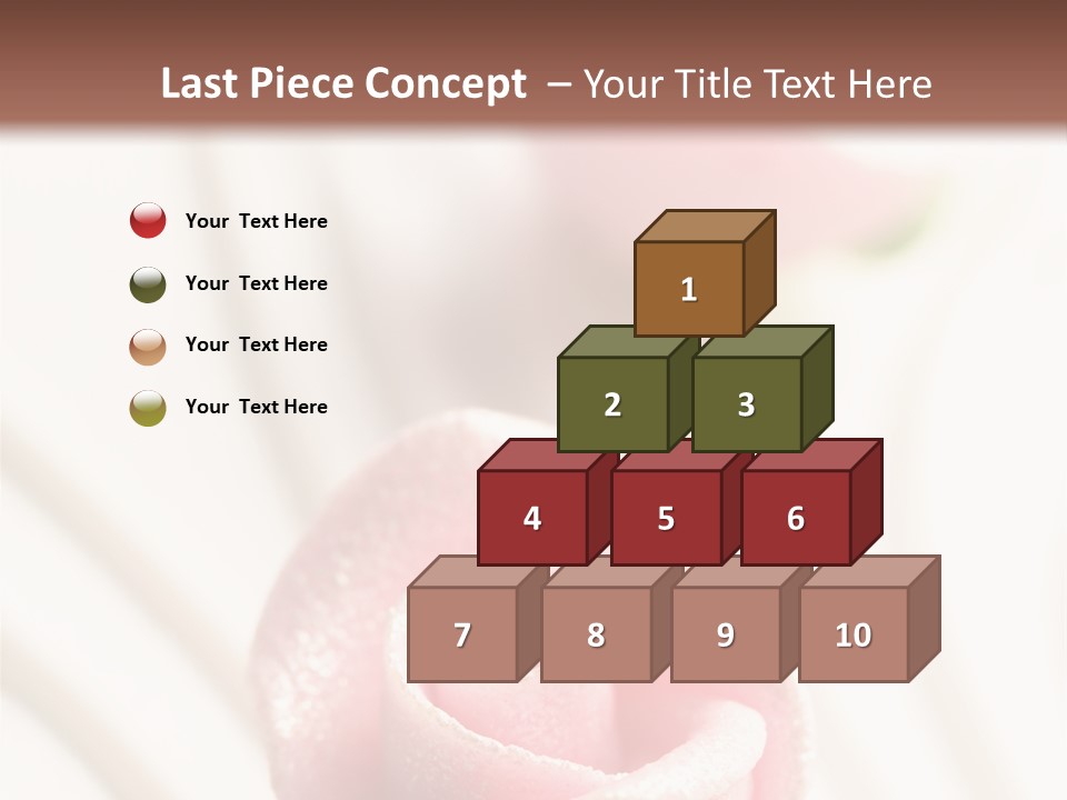 Macro Food Wedding PowerPoint Template