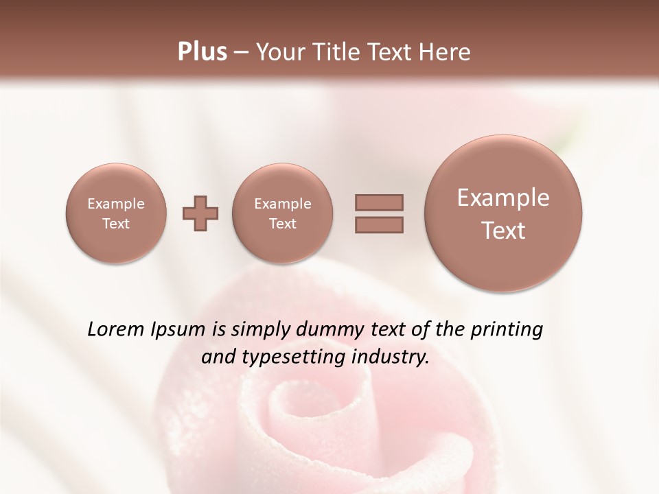 Macro Food Wedding PowerPoint Template