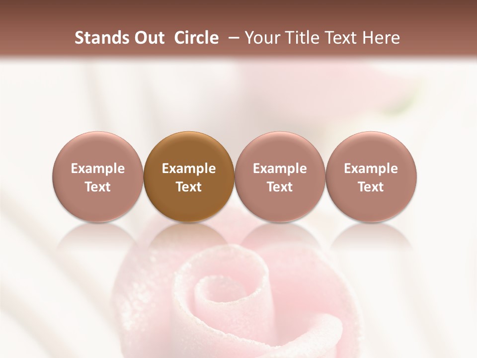 Macro Food Wedding PowerPoint Template