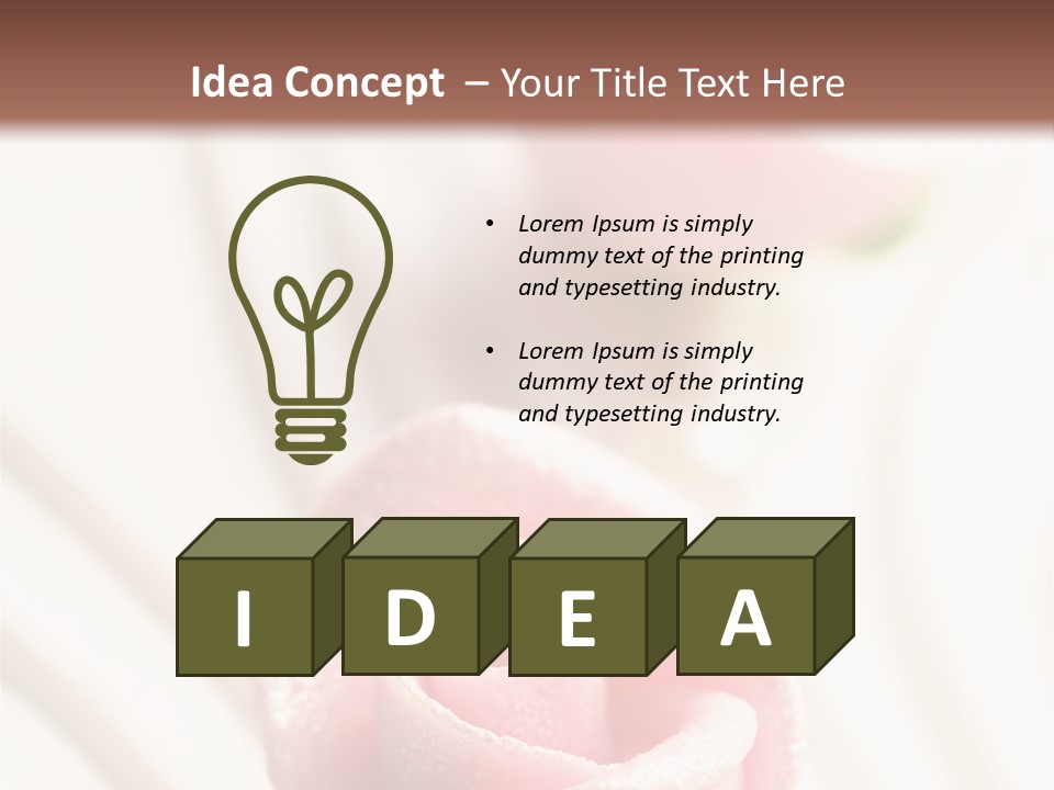 Macro Food Wedding PowerPoint Template