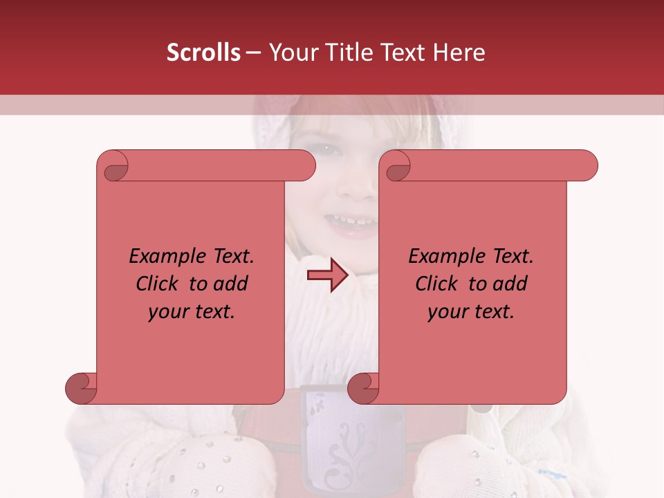 Weather White Smiling PowerPoint Template