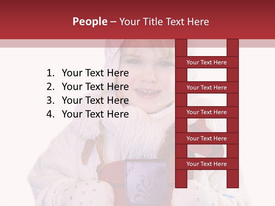 Weather White Smiling PowerPoint Template