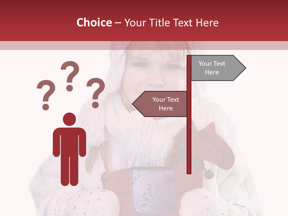 Weather White Smiling PowerPoint Template