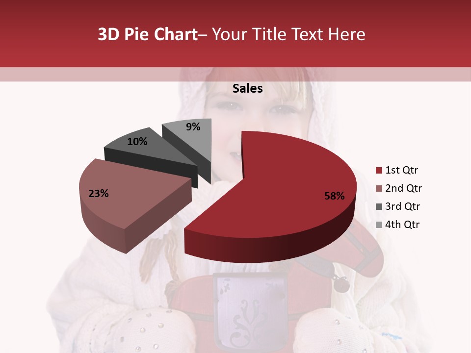 Weather White Smiling PowerPoint Template