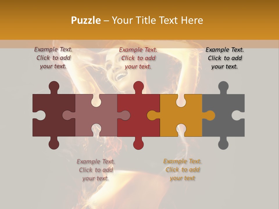 Black Glowing Activity PowerPoint Template