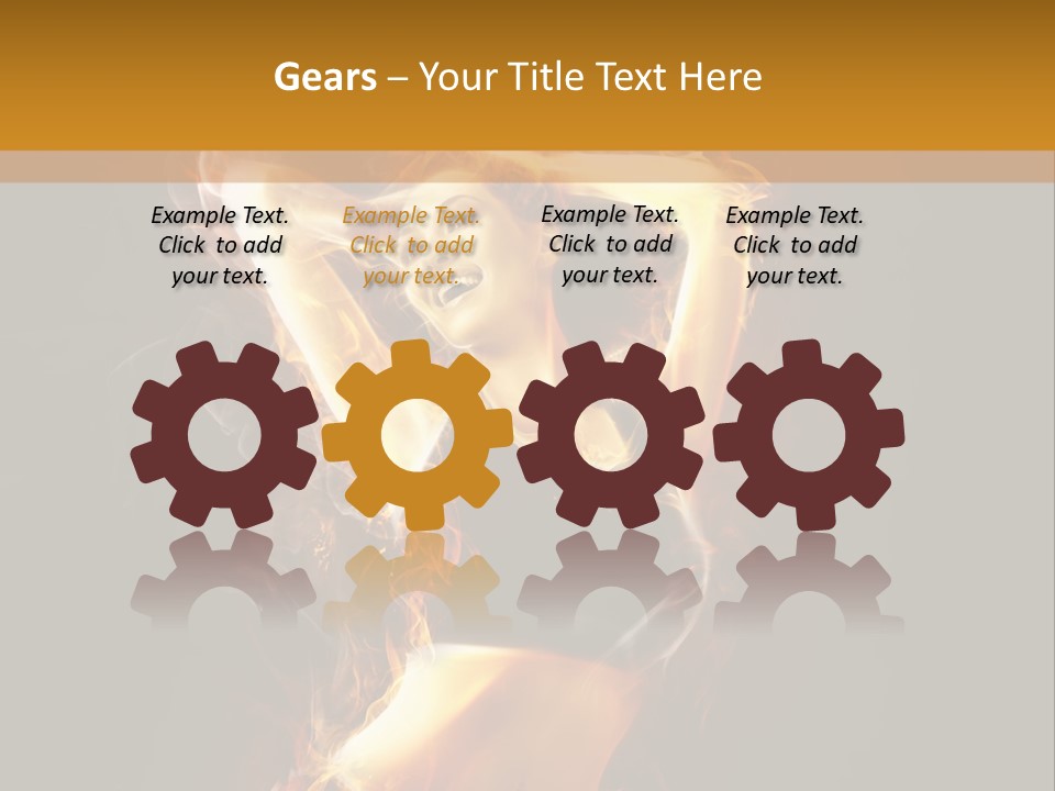 Black Glowing Activity PowerPoint Template