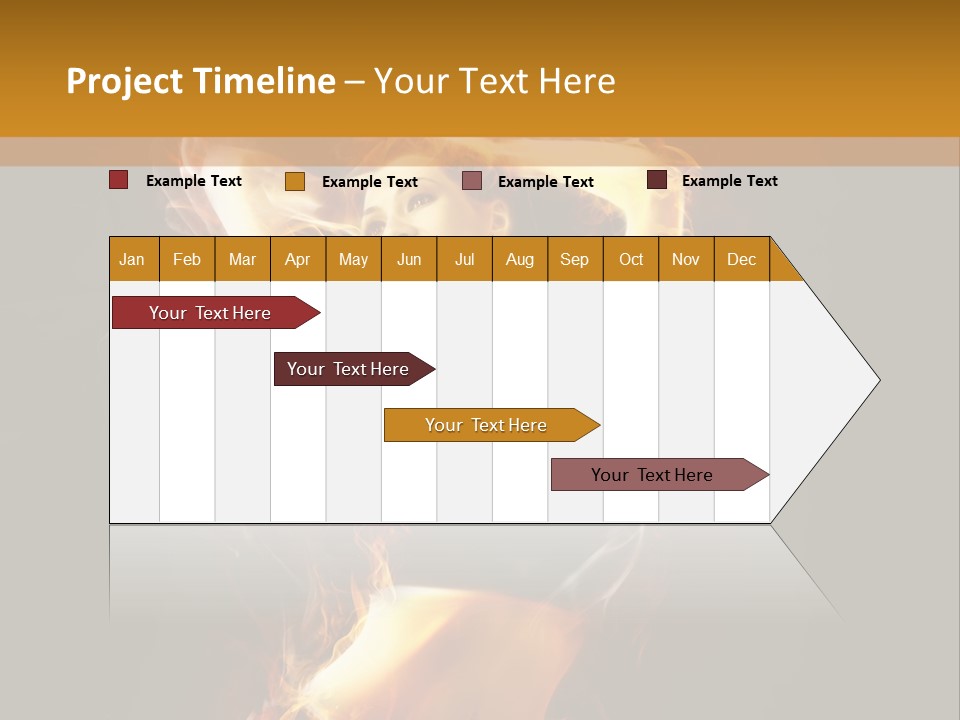 Black Glowing Activity PowerPoint Template