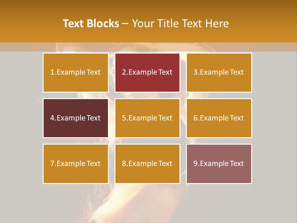 Black Glowing Activity PowerPoint Template