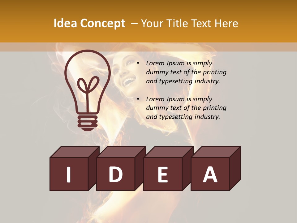 Black Glowing Activity PowerPoint Template