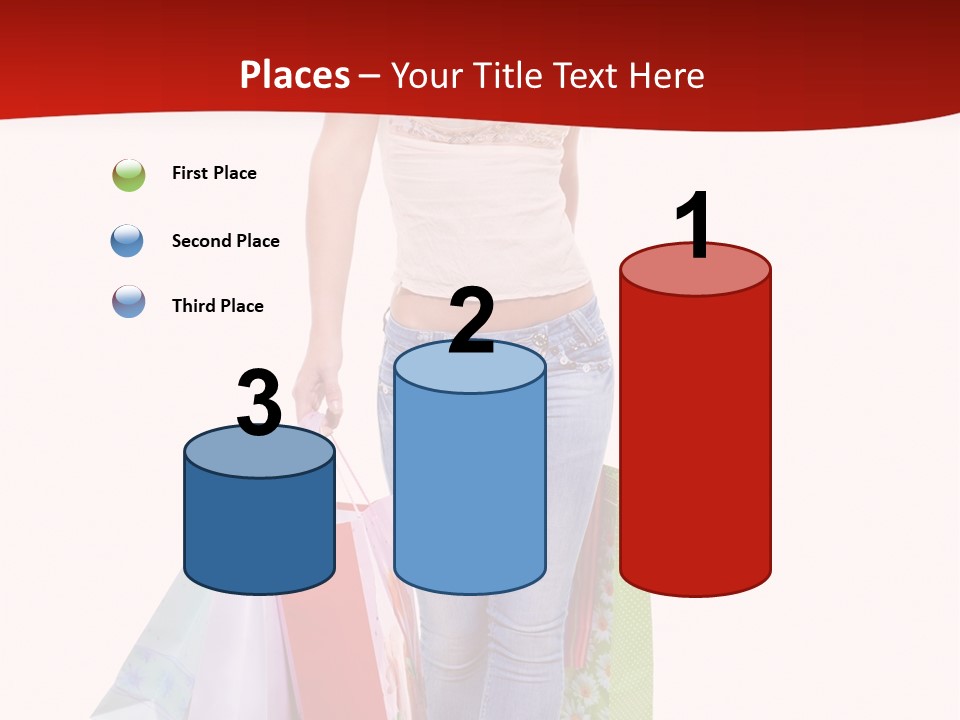 White Glad Shop PowerPoint Template