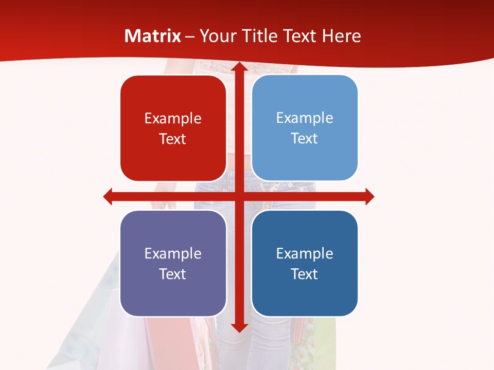 White Glad Shop PowerPoint Template