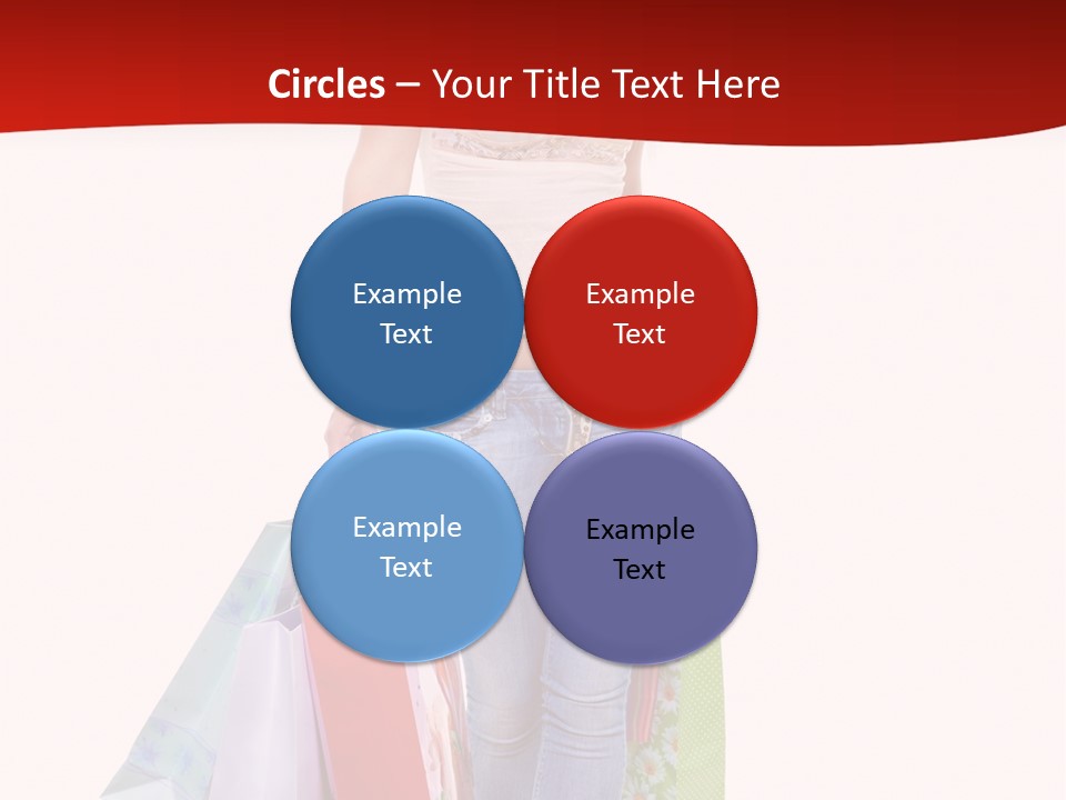 White Glad Shop PowerPoint Template