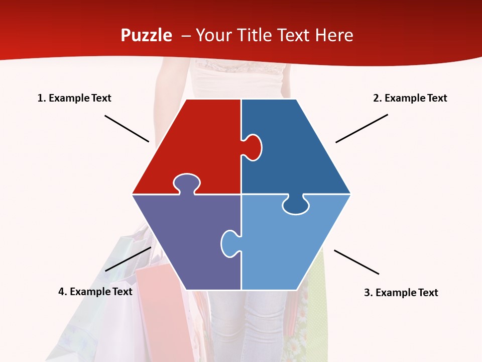 White Glad Shop PowerPoint Template