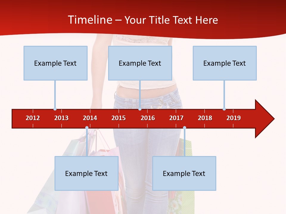 White Glad Shop PowerPoint Template