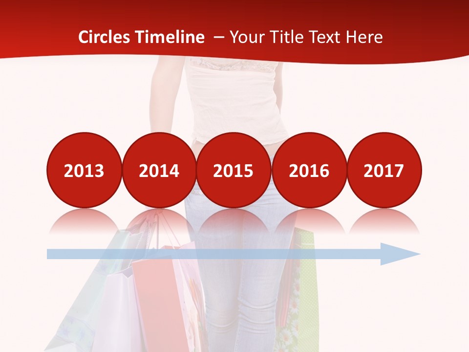 White Glad Shop PowerPoint Template