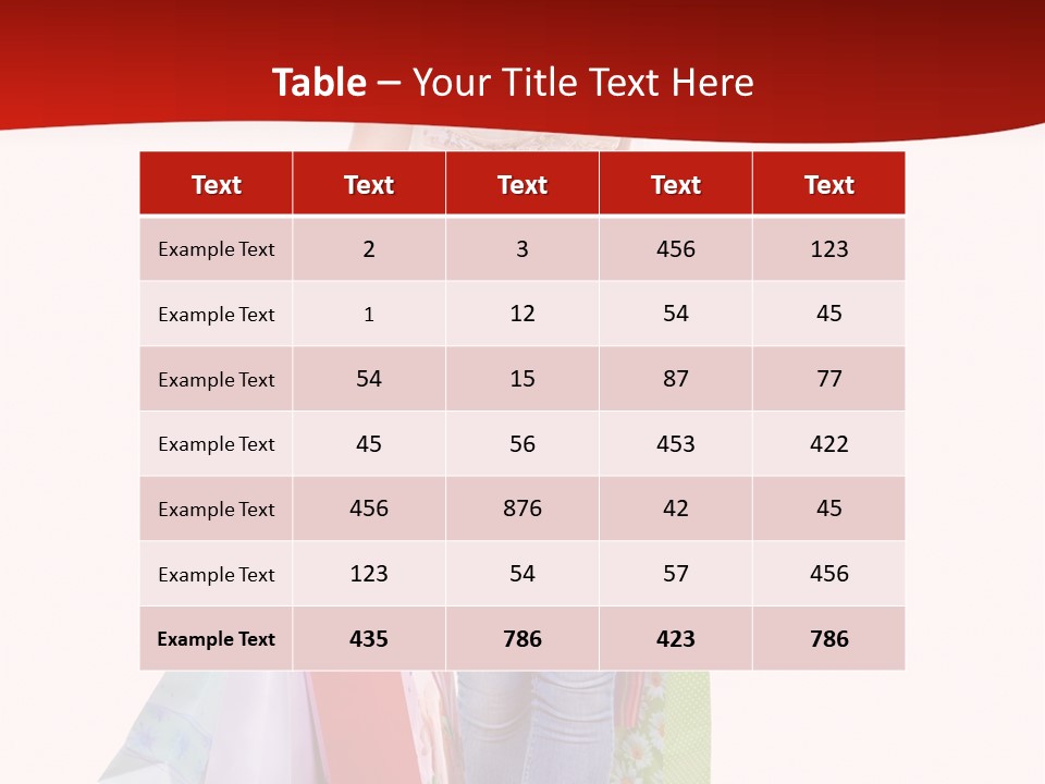 White Glad Shop PowerPoint Template