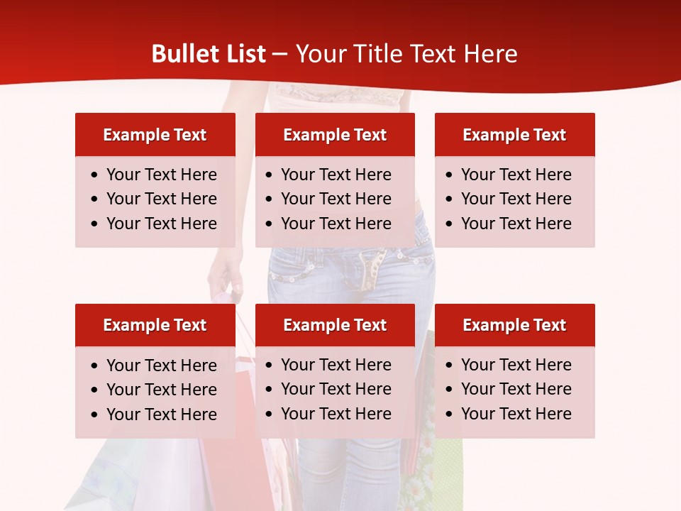 White Glad Shop PowerPoint Template