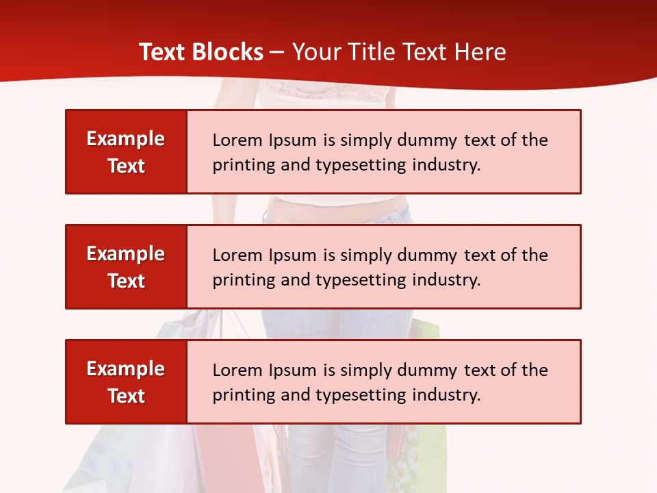 White Glad Shop PowerPoint Template