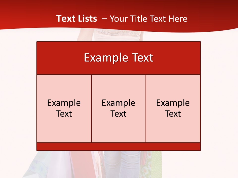 White Glad Shop PowerPoint Template