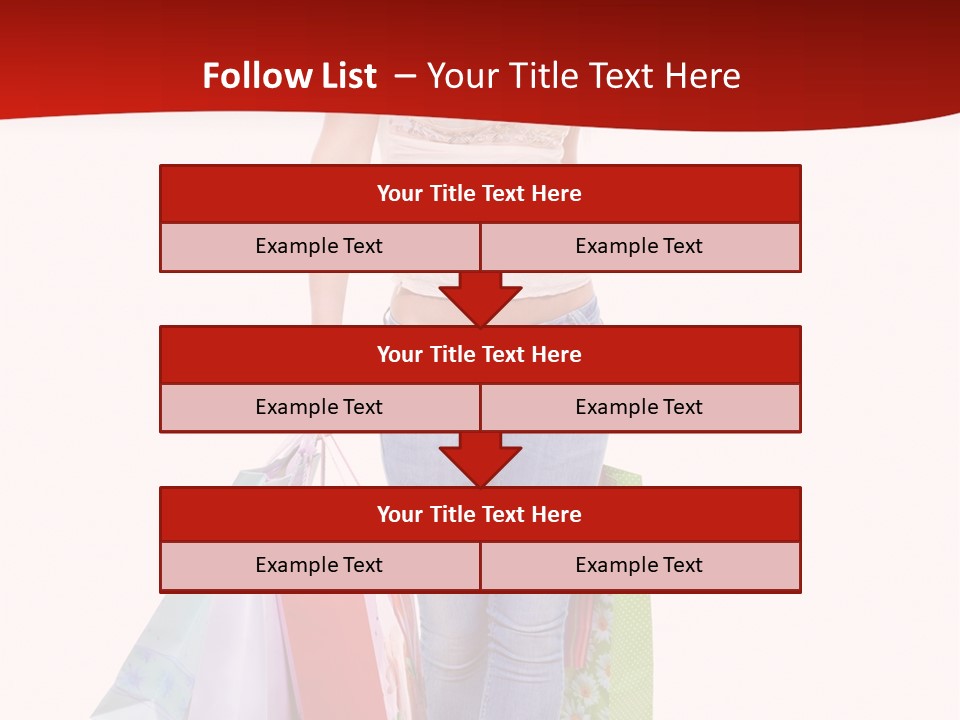 White Glad Shop PowerPoint Template