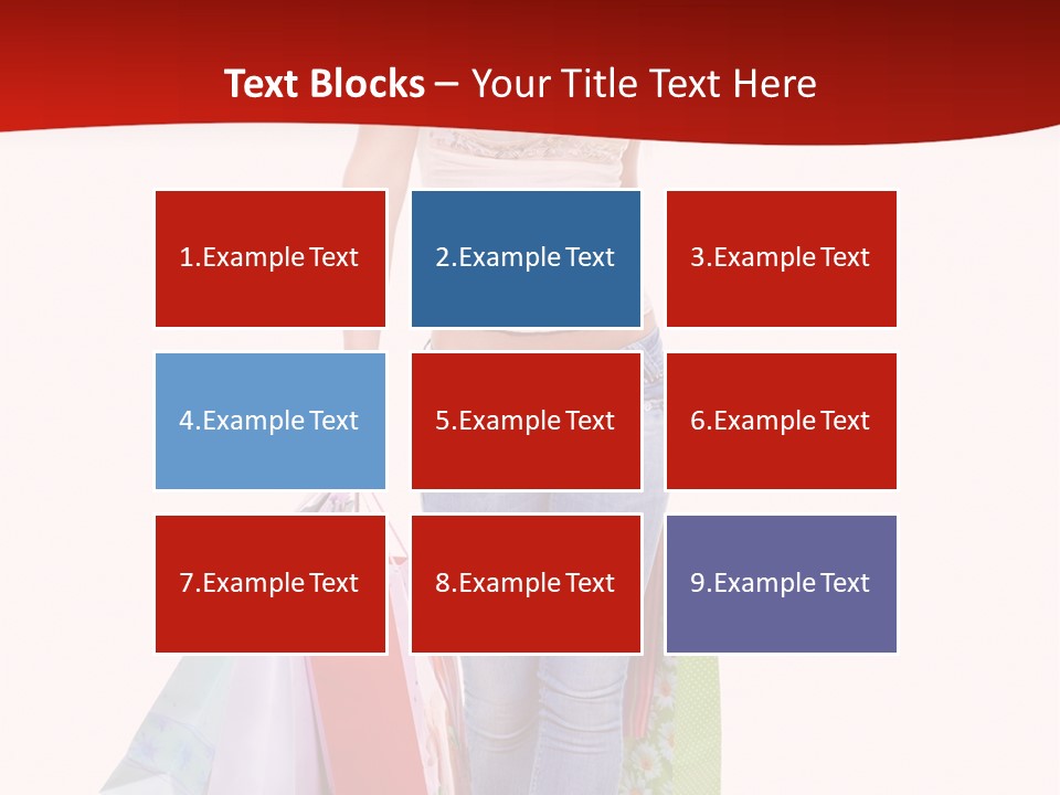 White Glad Shop PowerPoint Template